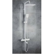 Душевая стойка Gappo G2491-8 с термостатом, белый Душевая стойка Gappo G2491-8 с термостатом, белый