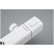 Душевая стойка Gappo G2491-8 с термостатом, белый Душевая стойка Gappo G2491-8 с термостатом, белый