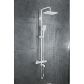 Душевая стойка Gappo G2491-8 с термостатом, белый Душевая стойка Gappo G2491-8 с термостатом, белый