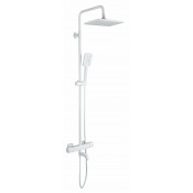 Душевая стойка Gappo G2491-8 с термостатом, белый Душевая стойка Gappo G2491-8 с термостатом, белый