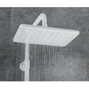 Душевая стойка Gappo G2491-8 с термостатом, белый Душевая стойка Gappo G2491-8 с термостатом, белый