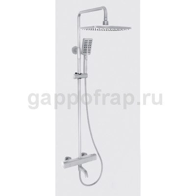 Душевая стойка Gappo G2491-8 с термостатом, белый