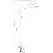 Душевая стойка Gappo G2450-8 Душевая стойка Gappo G2450-8