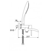 Смеситель для ванны Gappo G3248-8 Смеситель для ванны Gappo G3248-8