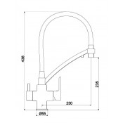 Смеситель для кухни Gappo G4348 с подключением фильтра питьевой воды Смеситель для кухни Gappo G4348 с подключением фильтра питьевой воды