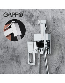 Смеситель Gappo G7218 с гигиеническим душем скрытого монтажа