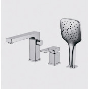 Смеситель на борт ванны Gappo G1118 на 3 отверстия