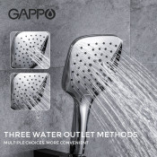 Смеситель на борт ванны Gappo G1118 на 3 отверстия