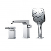 Смеситель на борт ванны Gappo G1118 на 3 отверстия