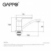 Смеситель для кухни Gappo G4518 Смеситель для кухни Gappo G4518