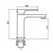 Смеситель для раковины Gappo G1018-1 Смеситель для раковины Gappo G1018-1