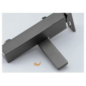 Смеситель для ванны Gappo G3217-9, оружейная сталь
