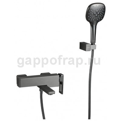Смеситель для ванны Gappo G3217-9, оружейная сталь