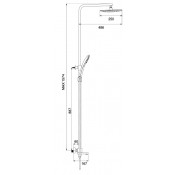 Душевая стойка Gappo G2417-50 Душевая стойка Gappo G2417-50