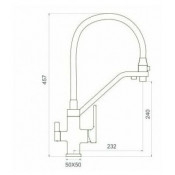 Смеситель для кухни Gappo G4317-8 с подключением фильтра питьевой воды Смеситель для кухни Gappo G4317-8 с подключением фильтра питьевой воды