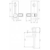 Встраиваемый смеситель для раковины Gappo G1017-12