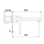 Встраиваемый смеситель для раковины Gappo G1017-12
