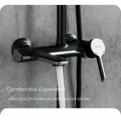 Душевая стойка Gappo G2403-6, черный хром