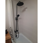 Душевая стойка Gappo G2403-6, черный хром