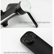 Душевая стойка Gappo G2403-6, черный хром