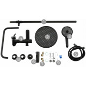 Душевая стойка Gappo G2403-6, черный хром