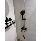 Душевая стойка Gappo G2403-6, черный хром