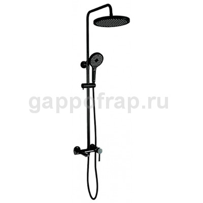 Душевая стойка Gappo G2403-6, черный хром