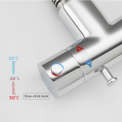 Смеситель Gappo G7290 с гигиеническим душем скрытого монтажа и термостатом