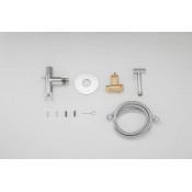 Смеситель Gappo G7290 с гигиеническим душем скрытого монтажа и термостатом