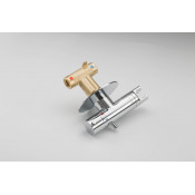 Смеситель Gappo G7290 с гигиеническим душем скрытого монтажа и термостатом