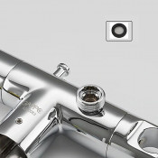 Смеситель Gappo G7290 с гигиеническим душем скрытого монтажа и термостатом