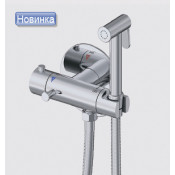 Смеситель Gappo G7290 с гигиеническим душем скрытого монтажа и термостатом