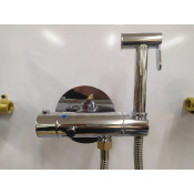 Смеситель Gappo G7290 с гигиеническим душем скрытого монтажа и термостатом