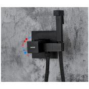 Смеситель Gappo G7207-60 с гигиеническим душем скрытого монтажа и термостатом