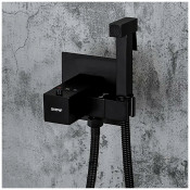 Смеситель Gappo G7207-60 с гигиеническим душем скрытого монтажа и термостатом