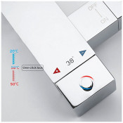 Смеситель Gappo G7207-40 с гигиеническим душем скрытого монтажа и термостатом