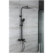 Душевая стойка Gappo G2407-60 с термостатом, черный Душевая стойка Gappo G2407-60 с термостатом, черный