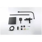 Душевая стойка Gappo G2407-60 с термостатом, черный Душевая стойка Gappo G2407-60 с термостатом, черный