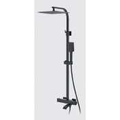 Душевая стойка Gappo G2407-60 с термостатом, черный Душевая стойка Gappo G2407-60 с термостатом, черный