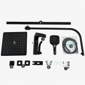 Душевая стойка Gappo G2407-6, черный