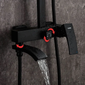 Душевая стойка Gappo G2407-6, черный