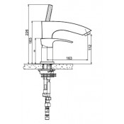 Смеситель на борт ванны Gappo G1107-6 на 3 отверстия