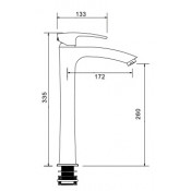 Смеситель для раковины Gappo G1007-16, черный/хром Смеситель для раковины Gappo G1007-16, черный/хром