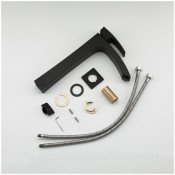 Смеситель для раковины Gappo G1007-16, черный/хром Смеситель для раковины Gappo G1007-16, черный/хром