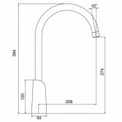 Смеситель для кухни Gappo G4303-6 с подключением фильтра питьевой воды