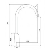 Смеситель для кухни Gappo G4003-6, черный/хром Смеситель для кухни Gappo G4003-6, черный/хром