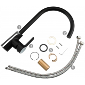 Смеситель для кухни Gappo G4003-6, черный/хром Смеситель для кухни Gappo G4003-6, черный/хром