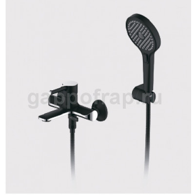 Смеситель для ванны Gappo G3203-6, черный/хром