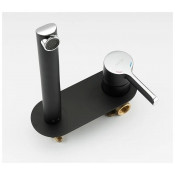 Встраиваемый смеситель для раковины Gappo G1003-26, черный/хром Встраиваемый смеситель для раковины Gappo G1003-26, черный/хром