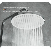 Душевая стойка Gappo G2403-48 с термостатом, белый хром Душевая стойка Gappo G2403-48 с термостатом, белый хром